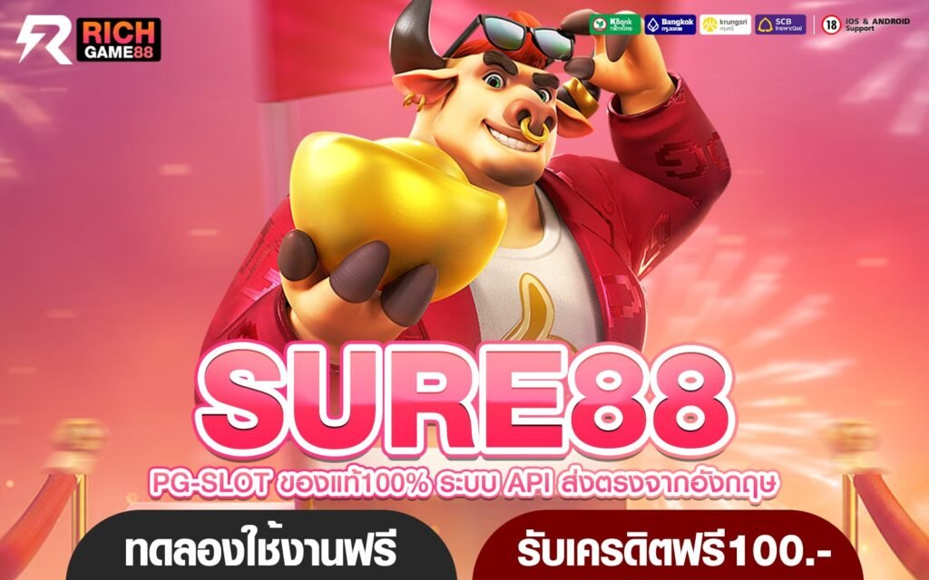 SURE88 ทางเข้าเล่น เว็บใหม่ล่าสุด แตกจริงมีอัตราชนะสูง